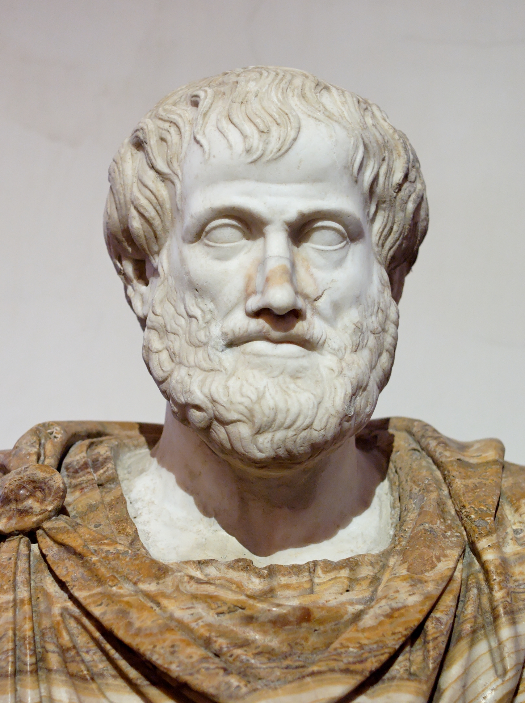 Marble bust of Aristotle, Roman copy after a Greek bronze by Lysippos
