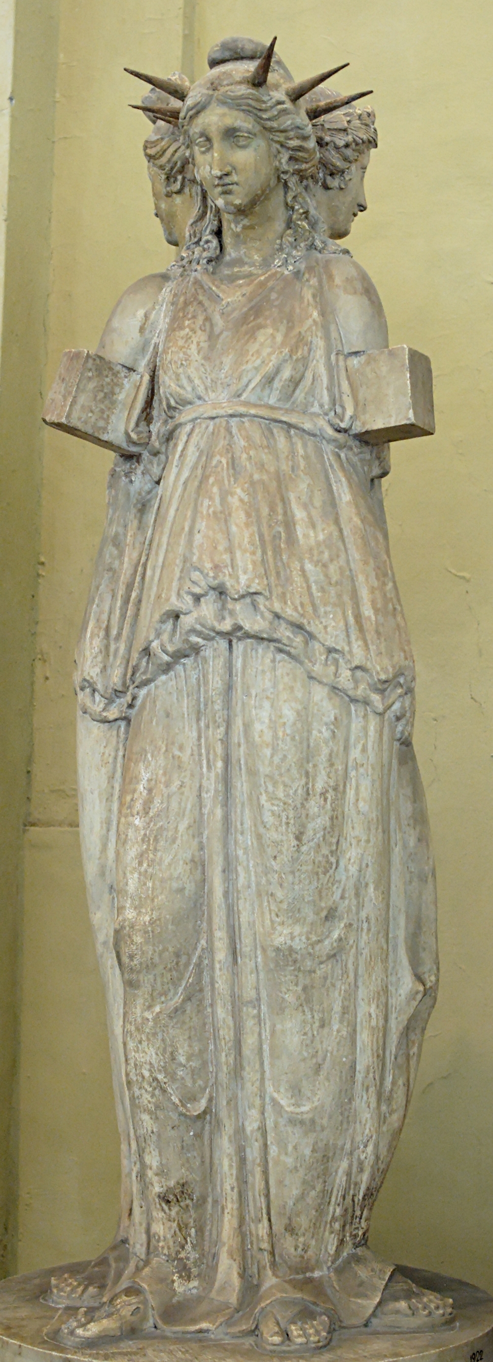 Hecate 
        Chiaramonti, Roman 
        marble sculpture, Vatican Museums