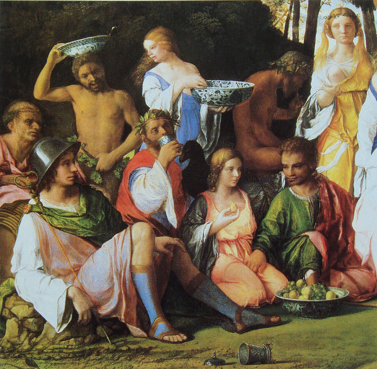 The
        Feast of the 
        Gods by Giovanni Bellini, 1514