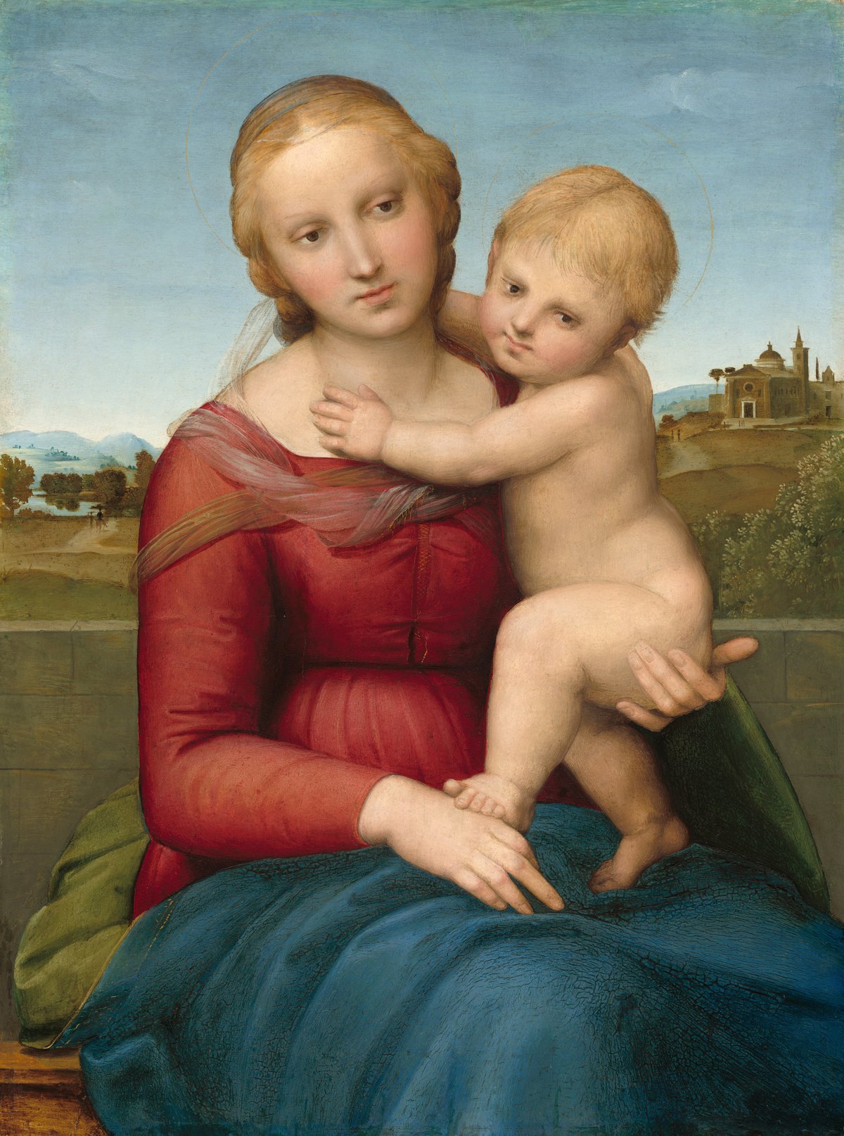 Raphael, Small Cowper Madonna (c. 1505) — the Madonna holding the Christ Child